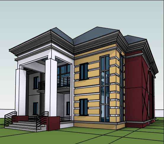 5 Bedroom Duplex house plan